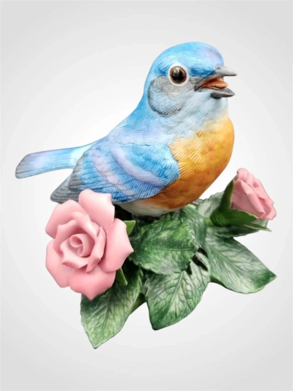 Lenox Porcelain Blue Bird Figurine In Original Box